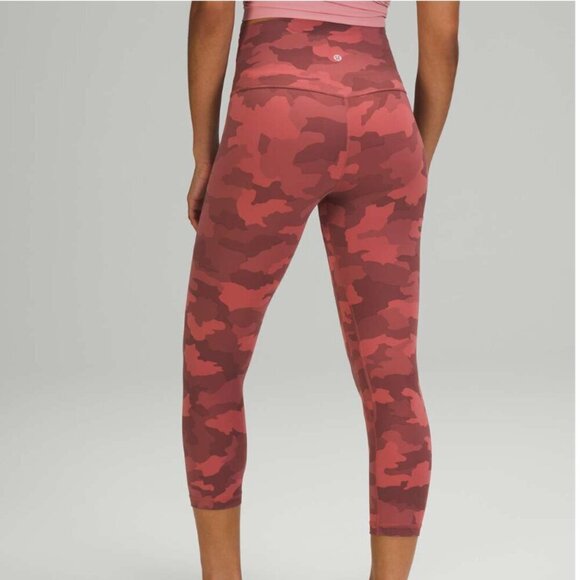 Lululemon Align Crop *21" Heritage 365 Camo Brier Rose Multi - Picture 6 of 6